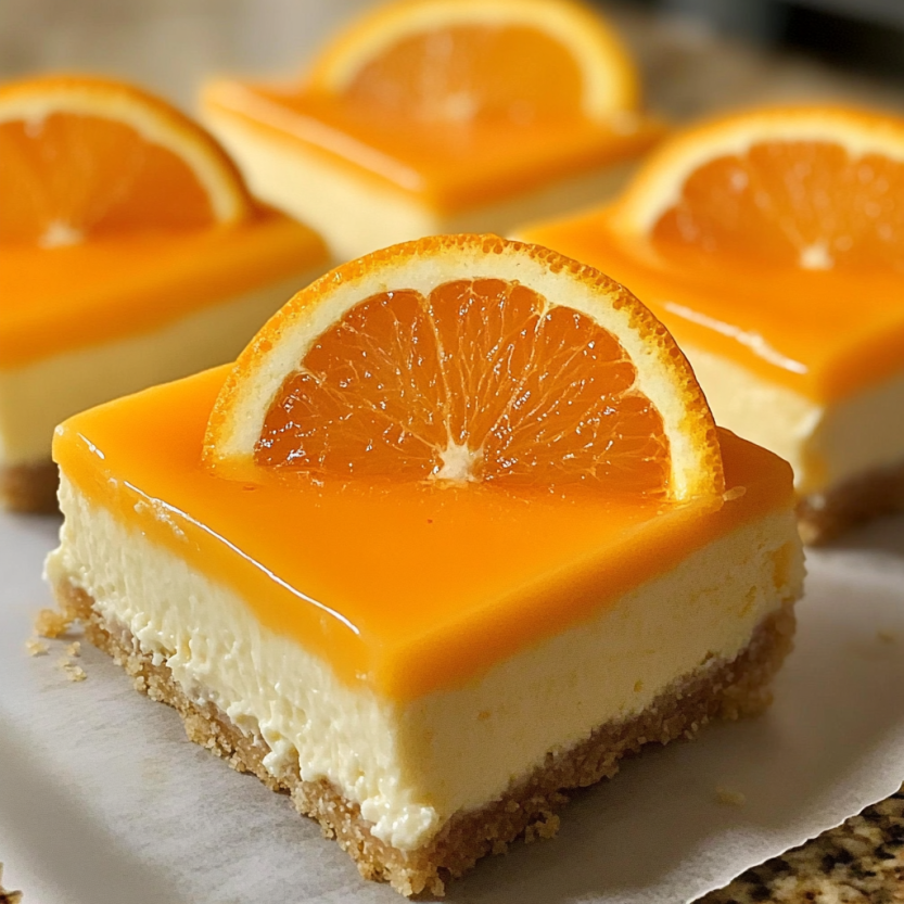 Barrette di cheesecake piene di frutta fresca.