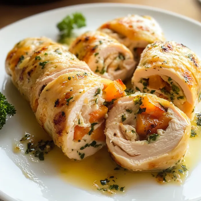 Un piatto di pollo con una salsa sopra.