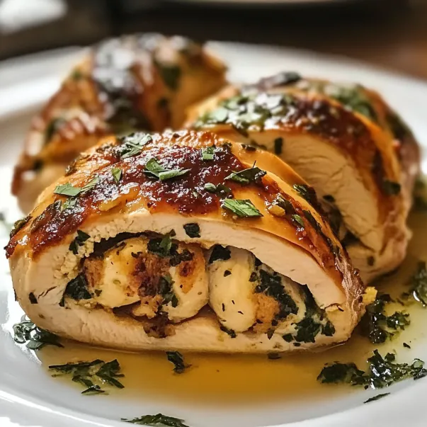 Un piatto con pollo avvolto da bacon.