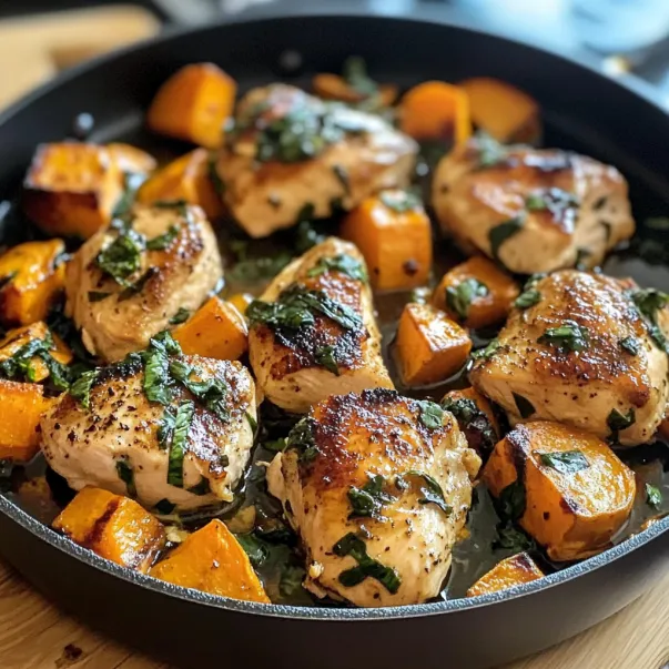 Padella di pollo con verdure.