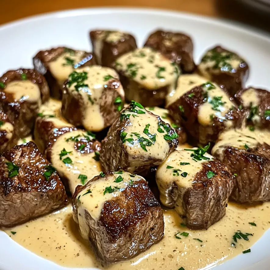 Piatti di carne con salsa.