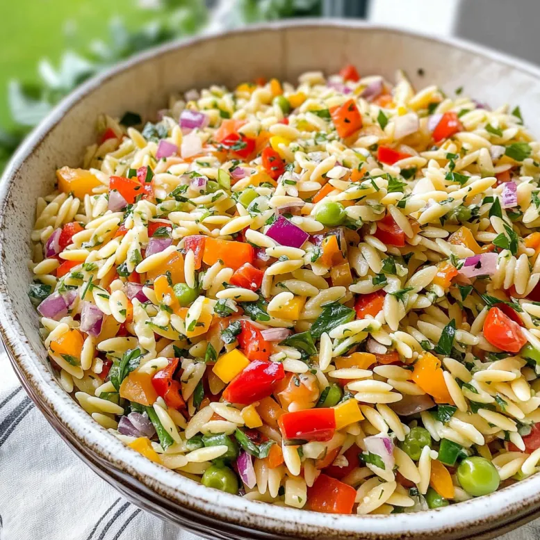 Una ciotola di pasta con verdure.