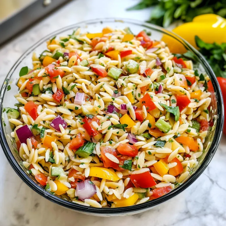 Una ciotola di verdure con cucumber, tomato, pepper e couscous.