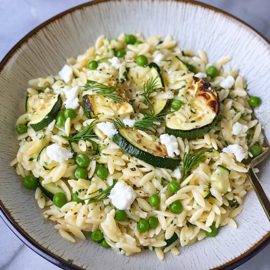 Riso con verdure e formaggio.