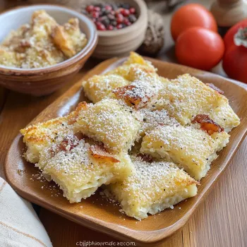 Piatti di pasta con frullato di pomodoro e semi.