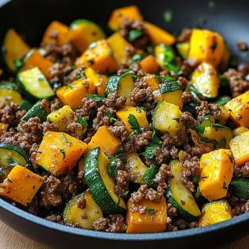 Una ciotola di carne e verdure.
