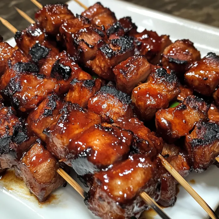 Piatti di carne su bamboo.