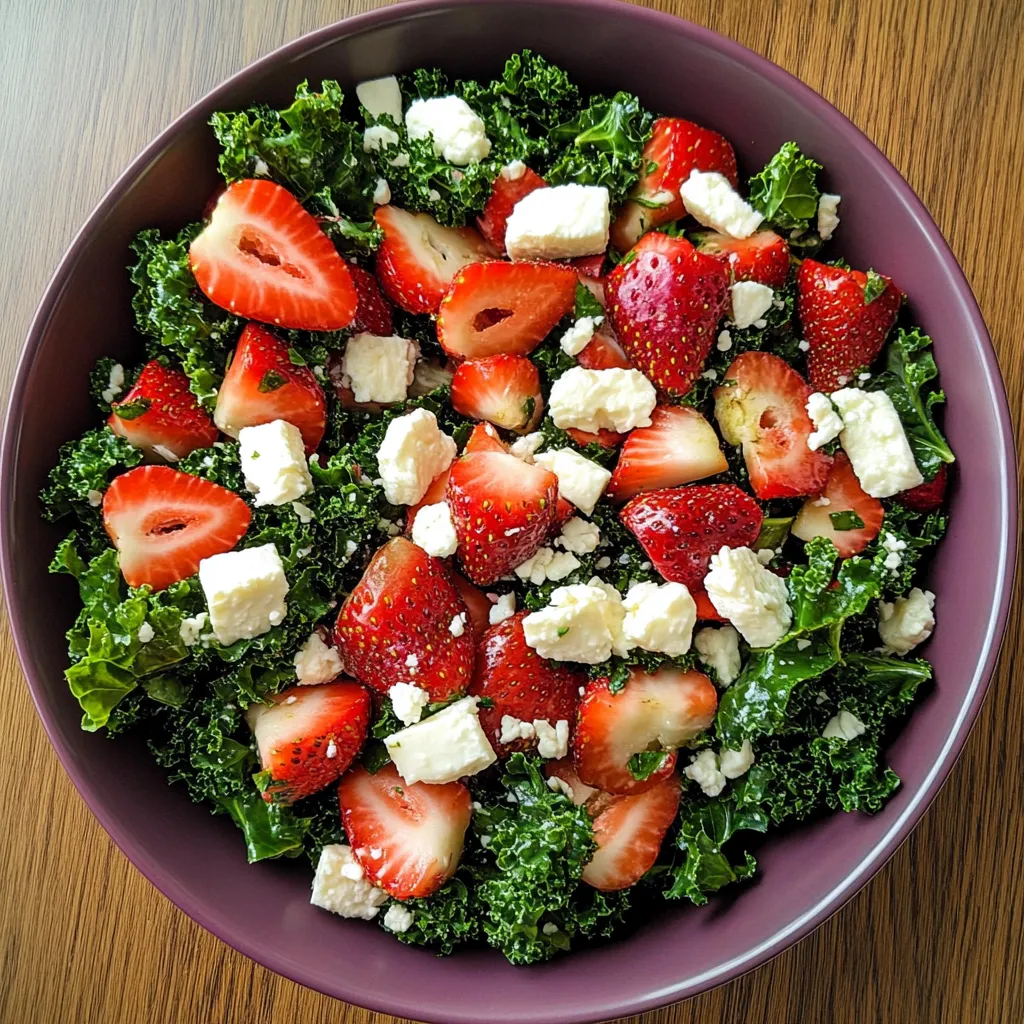 Una tazza di verdure con strawberry e feta.