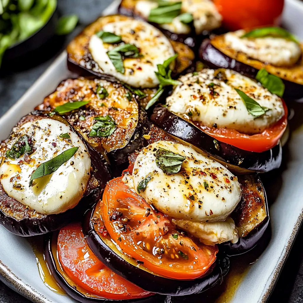 Più di 500 grammi di pomodori con formaggio e basilico.