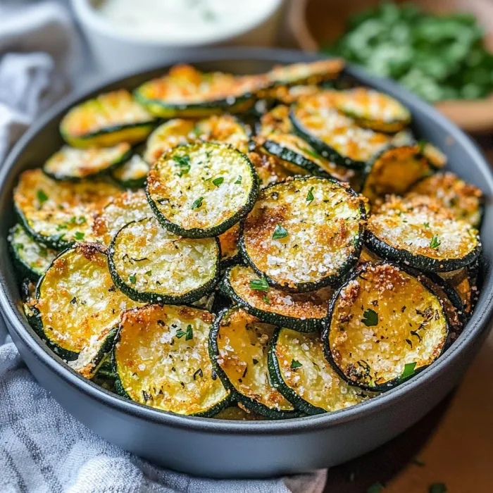 Piatti di zucchini con erbe e formaggio.
