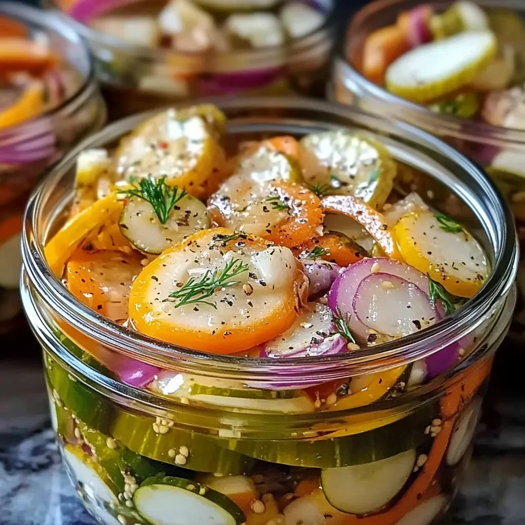 Vasi con vegetali in salad.