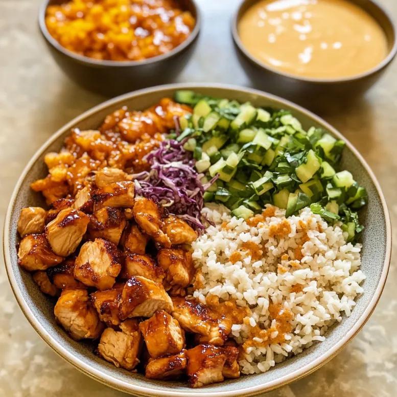 Una tazza con una combinazione di carne e verdure.