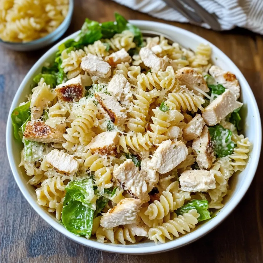 Una ciotola di pasta con verdure e carne.