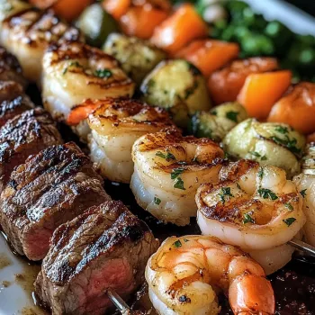 Carne e frullati di verdure su un piatto.