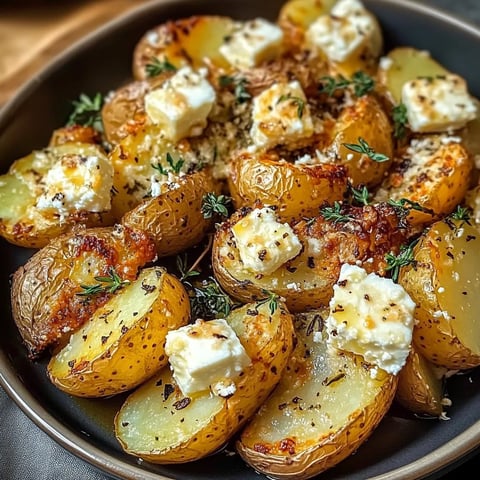 Una ciotola con patate e formaggio.